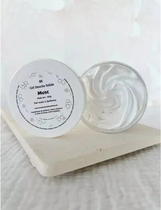 Gel douche solide chantilly de douche Musc - 100g San'Co