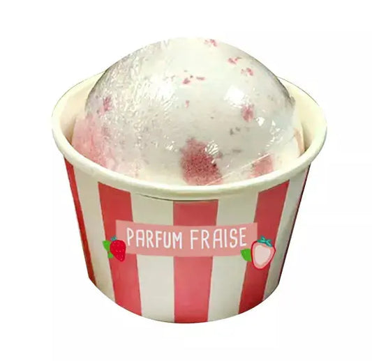 Bombe de bain Fraise