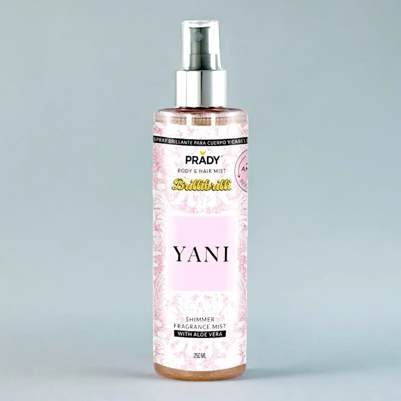 Brume parfumée Pailletée Corps et Cheveux YANI Prady San'Co