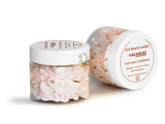 Gel douche solide chantilly de douche Vacance en Bretagne - 100g