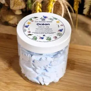 Gel douche solide chantilly de douche Océan - 100g San'Co