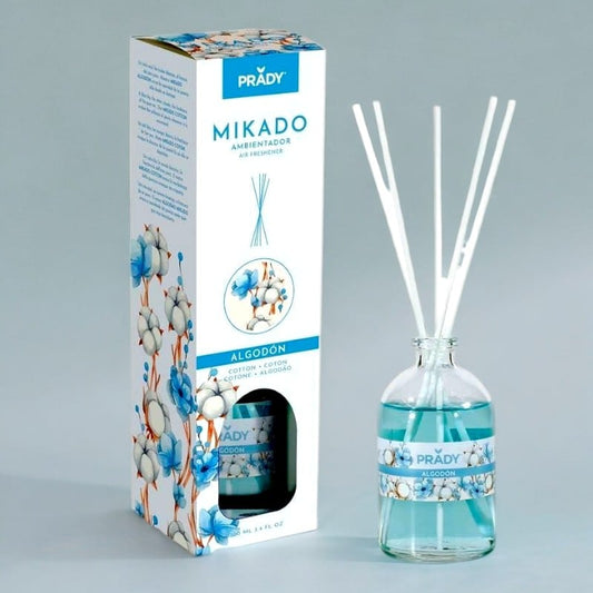 Prady Mikado Désodorisant Fleur de Coton Paris Rose & Patchouli 100ml