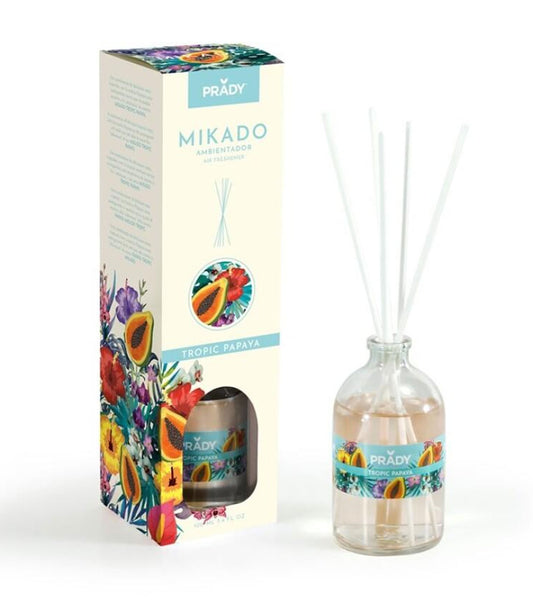 Prady Mikado Désodorisant Tropic papaye Paris Rose & Patchouli 100ml