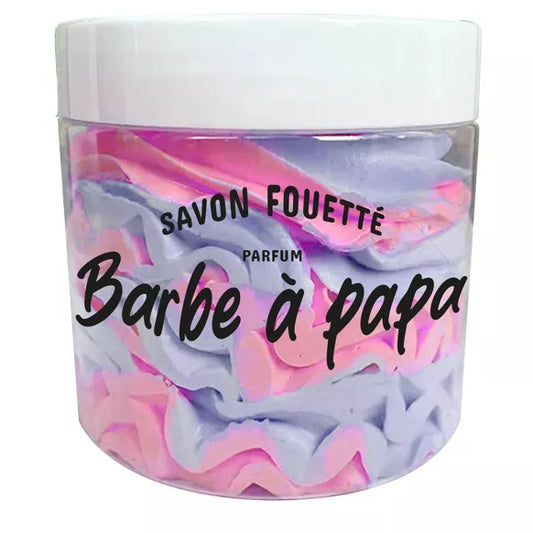 Savon fouetté 190 ml - Senteur Barbe à papa - FRENCH TENDANCE